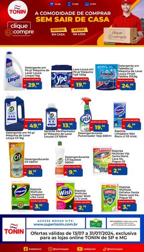 Promoções de Supermercados em Araraquara | A Comodidade De Comprar Sem Sair De Casa de Tonin Superatacado | 13/07/2024 - 31/07/2024