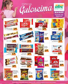 Catálogo Supermercados ABC em Uberlândia | Supermercados ABC Oferta Especial Guloseimas - Atacados | 15/07/2024 - 31/07/2024