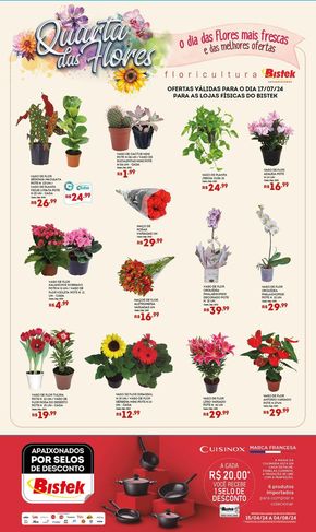 Catálogo Bistek Supermercados em Blumenau | Quarta Das Flores | 17/07/2024 - 04/08/2024