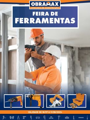 Promoções de Material de Construção em Rio de Janeiro | Feira De Ferramentas de Obramax | 18/07/2024 - 11/08/2024