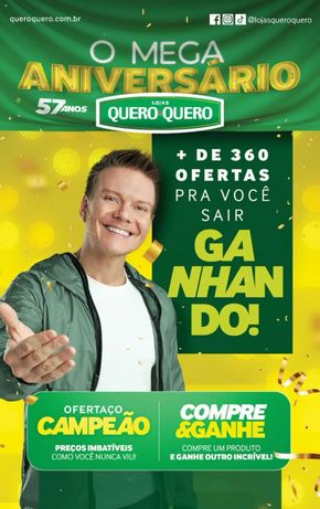 Promoções de Material de Construção em Joinville | O Mega Aniversário  de Quero Quero | 18/07/2024 - 02/08/2024