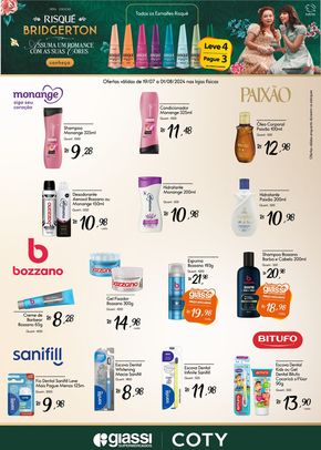 Catálogo Giassi Supermercados em Joinville | Coty | 19/07/2024 - 01/08/2024
