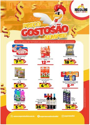 Promoções de Supermercados em Pelotas | Ofertas Super Nicolini de Super Nicolini | 22/07/2024 - 01/08/2024