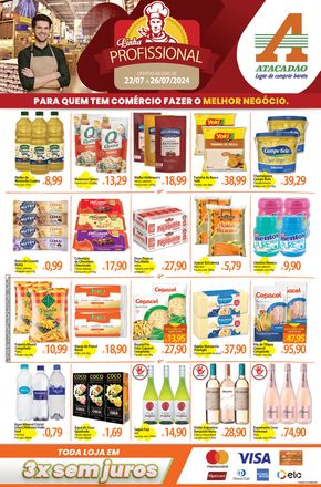 Promoções de Supermercados em Chapecó | Atacadão - Linha Profissional de Atacadão | 22/07/2024 - 26/07/2024