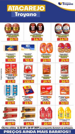 Catálogo Rede Troyano de Supermercados | ATACAREJO TROYANO!! | 22/07/2024 - 28/07/2024
