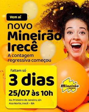 Promoções de Supermercados em Juazeiro | Oferta Mineirão Atacarejo de Mineirão Atacarejo | 23/07/2024 - 28/07/2024