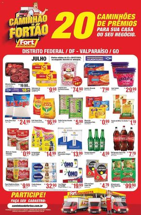Promoções de Supermercados em Chapecó | Caminhao do Fortão de Fort Atacadista | 23/07/2024 - 28/07/2024