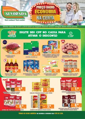 Promoções de Supermercados em Itu | Preço Baixo Economia Na Certa de Alvorada Supermercados | 24/07/2024 - 29/07/2024