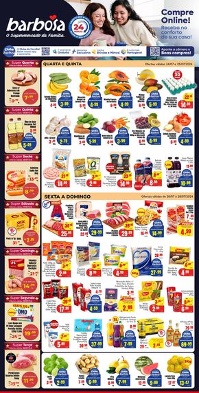 Catálogo Barbosa Supermercados | Rede e Interior | 24/07/2024 - 30/07/2024