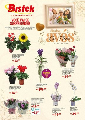 Catálogo Bistek Supermercados | Dia Dos Avós Com Flores | 24/07/2024 - 28/07/2024