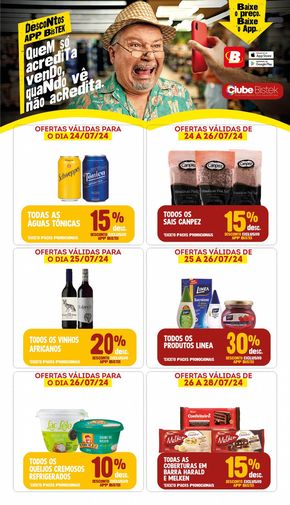 Promoções de Supermercados em Balneário Camboriú | Ofertas de Bistek Supermercados | 24/07/2024 - 28/07/2024