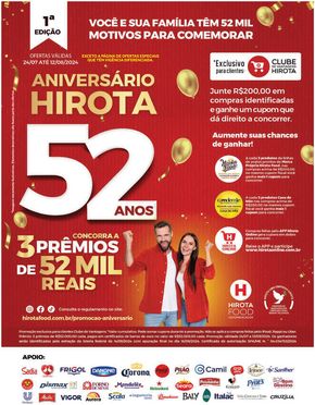 Catálogo Hirota Food Supermercado em São Paulo | Encarte Hirota Food Supermercado | 24/07/2024 - 12/08/2024