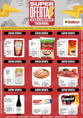 Catálogo Supermercado Dalben | EXCLUSIVO TAQUARAL - 24 A 28/07 | 24/07/2024 - 28/07/2024