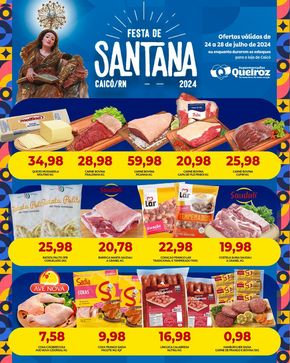 Catálogo Supermercados Queiroz | Festa de Santana | 24/07/2024 - 28/07/2024