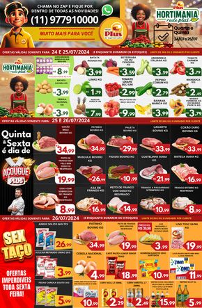 Catálogo Rede Plus Supermercados em Osasco | Jornal de ofertas | 24/07/2024 - 28/07/2024