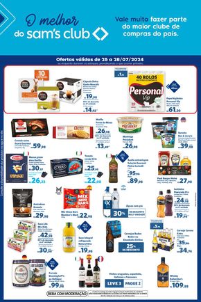 Promoções de Supermercados em Vitória | OFERTAS FIM DE SEMANA de Sam's Club | 25/07/2024 - 28/07/2024