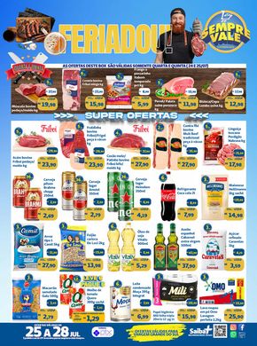 Catálogo Sempre Vale Supermercados | Oferta Sempre Vale Supermercados | 25/07/2024 - 28/07/2024