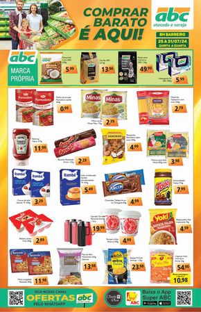 Catálogo Supermercados ABC em Contagem |  Ofertas Semanal Atacados - Barreiro | 25/07/2024 - 31/07/2024