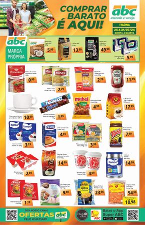 Catálogo Supermercados ABC |  Ofertas Semanal Atacados - Itaúna | 25/07/2024 - 31/07/2024