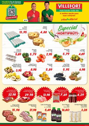 Promoções de Supermercados em Santa Luzia | Ofertas Villefort Atacadista de Villefort Atacadista | 25/07/2024 - 28/07/2024