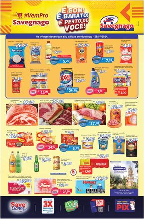 Catálogo Supermercado Savegnago | Oferta Araraquara | 25/07/2024 - 28/07/2024