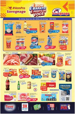 Catálogo Supermercado Savegnago | Oferta Barretos | 25/07/2024 - 28/07/2024