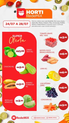 Promoções de Supermercados em Salvador | Super Ofertas de Rede Mix | 25/07/2024 - 28/07/2024