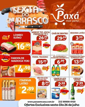 Catálogo Paxá Supermercados | Oferta Paxá Supermercados | 26/07/2024 - 26/07/2024