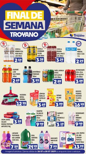 Catálogo Rede Troyano de Supermercados | FINAL DE SEMANA TROYANO!! | 26/07/2024 - 28/07/2024