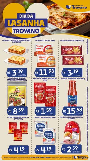Catálogo Rede Troyano de Supermercados | DIA DA LASANHA TROYANO!! | 26/07/2024 - 28/07/2024