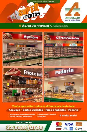 Catálogo Atacadão em Curitiba | Atacadão - Açougue / Padaria / Frios e Fatiados | 26/07/2024 - 28/07/2024