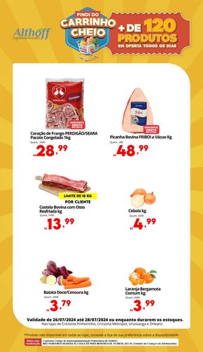 Catálogo Althoff Supermercados | Findi do Carrinho Cheio - IN. | 26/07/2024 - 28/07/2024