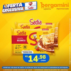 Catálogo Supermercado Bergamini | Oferta Supermercado Bergamini | 26/07/2024 - 01/08/2024