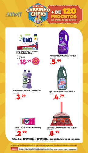 Catálogo Althoff Supermercados | Findi do Carrinho Cheio - LN. | 26/07/2024 - 28/07/2024