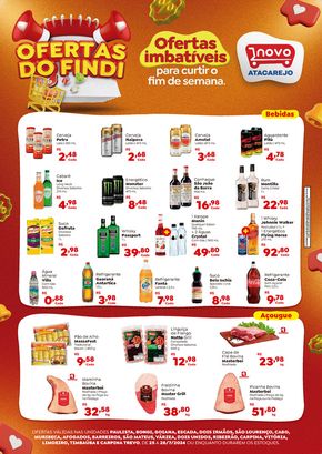 Promoções de Supermercados em Recife | OFERTAS DO FINDI de Novo Atacarejo | 25/07/2024 - 28/07/2024