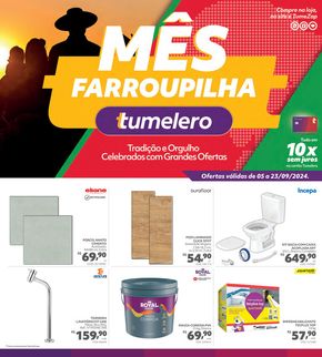 Promoções de Decorar e Construir em Montenegro | MÊS FARROUPILHA de Tumelero | 05/09/2024 - 23/09/2024