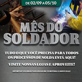 Promoções de Material de Construção em Simões Filho | Mês Do Soldador de Ferramentas Gerais | 09/09/2024 - 05/10/2024