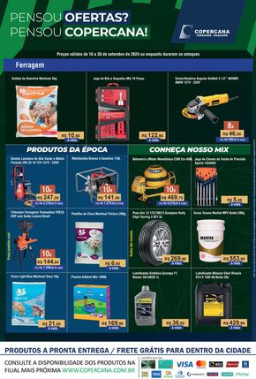 Promoções de Supermercados em Pradópolis | Ofertas Copercana de Copercana | 16/09/2024 - 30/09/2024