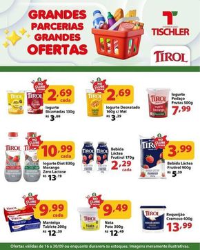 Catálogo Supermercados Tischler em Cachoeira do Sul | Grandes Tischler | 17/09/2024 - 30/09/2024