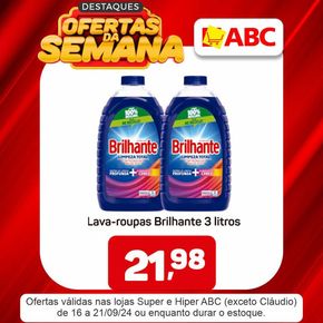 Catálogo Supermercados ABC em Patos de Minas | Ofertas Da Semana  | 18/09/2024 - 21/09/2024