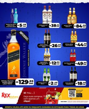 Catálogo Supermercados Rex em Três Corações | Campeão De Ofertas | 18/09/2024 - 22/09/2024