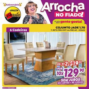 Promoções de Lojas de Departamentos em Cabedelo | Ofertas Armazém Paraíba de Armazém Paraíba | 19/09/2024 - 22/09/2024