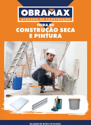 Promoções de Material de Construção | Feira De Construção Seca E Pintura de Obramax | 19/09/2024 - 13/10/2024