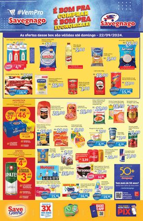 Promoções de Supermercados em Pradópolis | Fim De Semana  de Supermercado Savegnago | 19/09/2024 - 22/09/2024