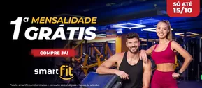 Promoções de Esporte e Fitness em Rio de Janeiro | 1a Mensalidade Grátis de Smart Fit | 10/10/2024 - 10/11/2024