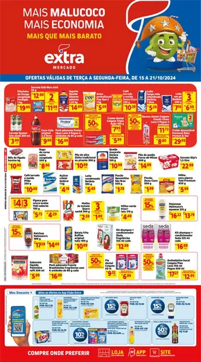 Catálogo Mercado Extra em Recife | Ofertas exclusivas | 15/10/2024 - 21/10/2024