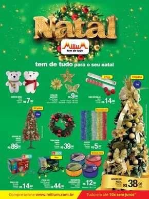 Promoções de Natal em Joinville | Natal de Milium | 16/10/2024 - 25/12/2024