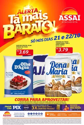 Catálogo Assaí Atacadista em Sobral | Grandes descontos em produtos selecionados | 21/10/2024 - 22/10/2024