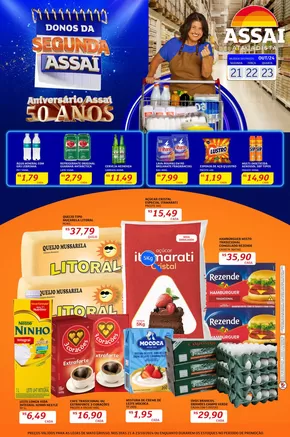 Catálogo Assaí Atacadista em Rondonópolis | Ofertas especiais atraentes para todos | 21/10/2024 - 23/10/2024