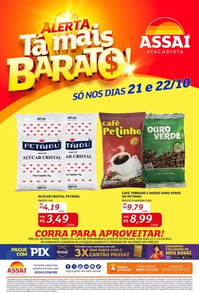 Catálogo Assaí Atacadista em Caruaru | Descubra ofertas atraentes | 21/10/2024 - 22/10/2024